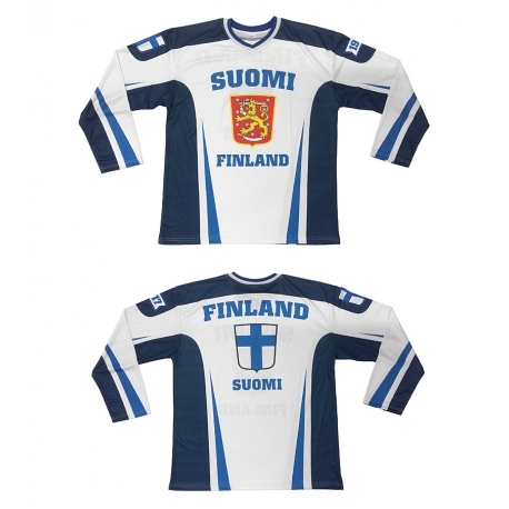 Suomi Finland Ice Hockey Jersey, Kids 